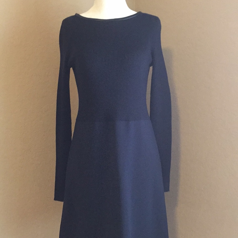 Ann Taylor Dark Navy Business Dress